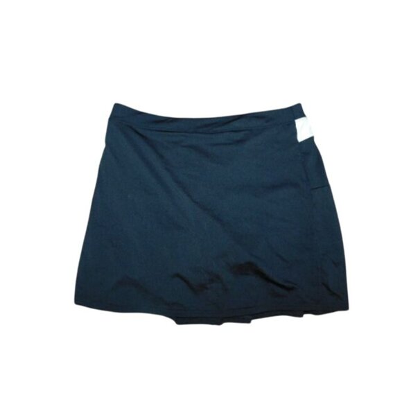 PCGAGA Size L Large Black White STRETCH Pickleball Tennis Golf Skort - Picture 1 of 2